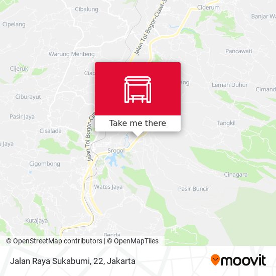 Jalan Raya Sukabumi, 22 map