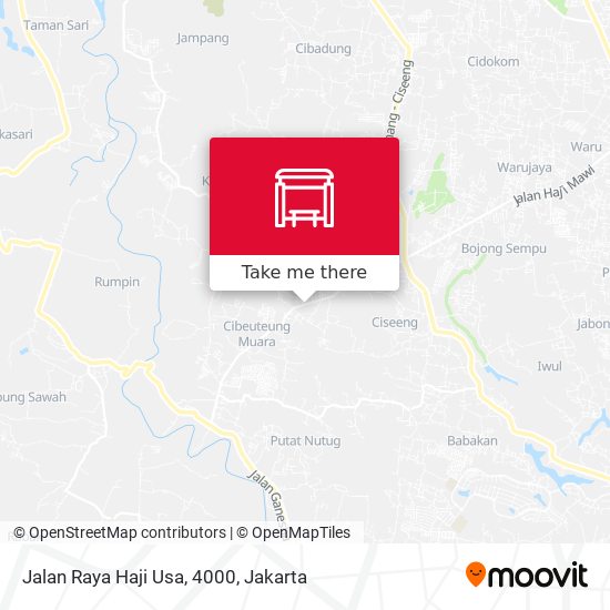 Jalan Raya Haji Usa, 4000 map