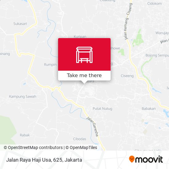 Jalan Raya Haji Usa, 625 map