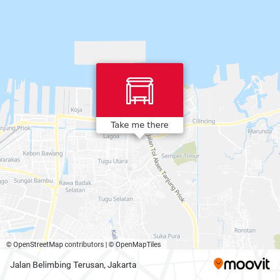 Jalan Belimbing Terusan map