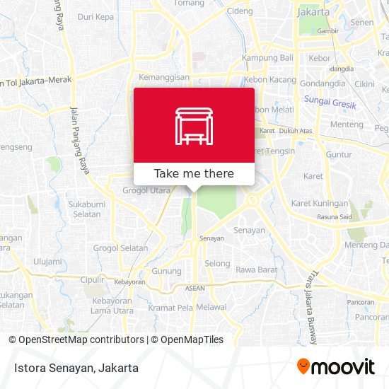 Istora Senayan map