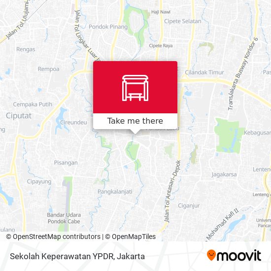 Sekolah Keperawatan YPDR map