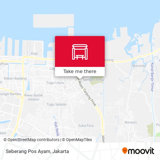 Seberang Pos Ayam map