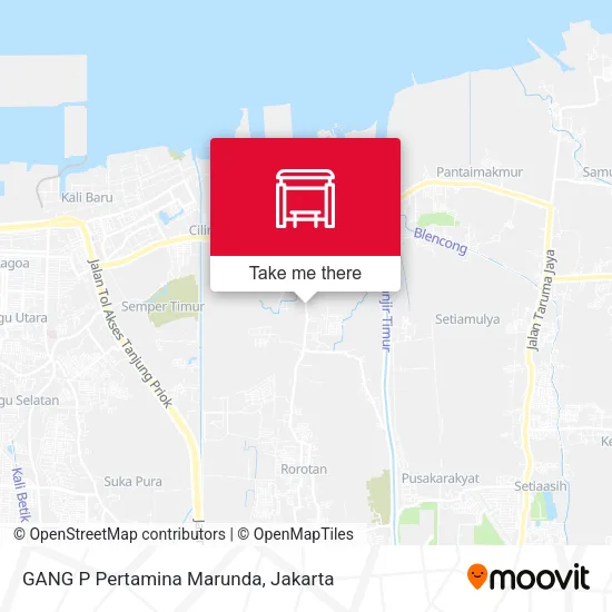 GANG P Pertamina Marunda map