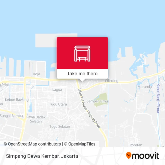 Simpang Dewa Kembar map