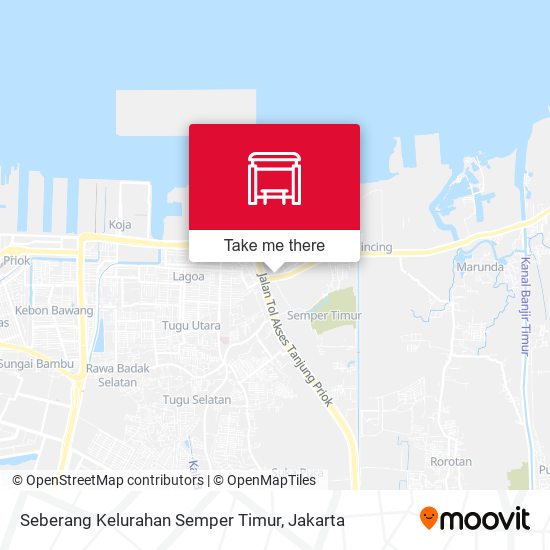 Seberang Kelurahan Semper Timur map