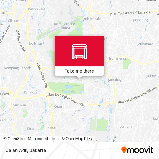 Jalan Adil map