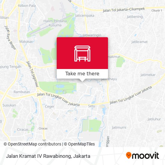 Jalan Kramat IV Rawabinong map