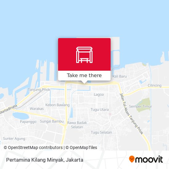 Pertamina Kilang Minyak map