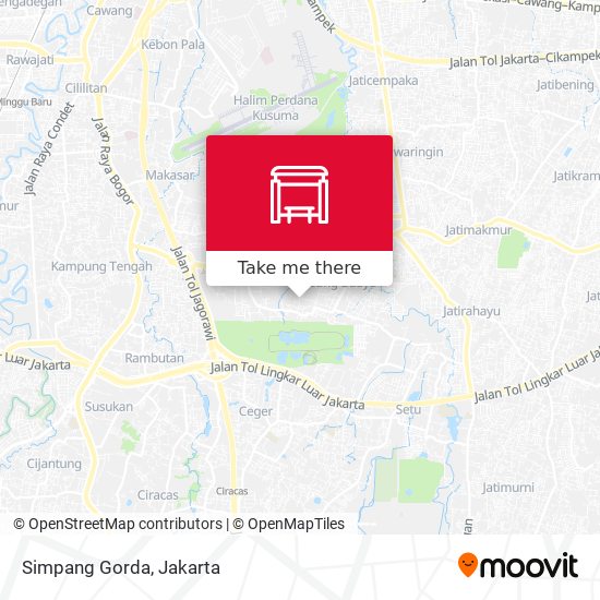 Simpang Gorda map