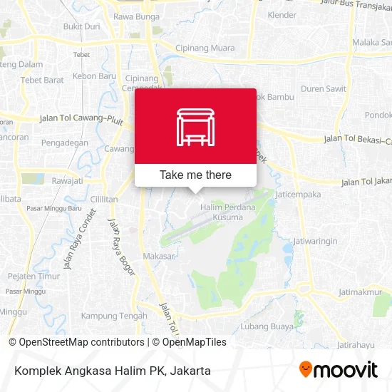 Komplek Angkasa Halim PK map