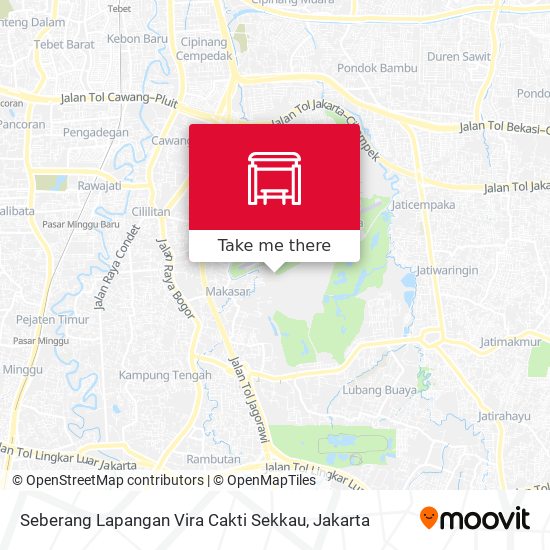 Seberang Lapangan Vira Cakti Sekkau map