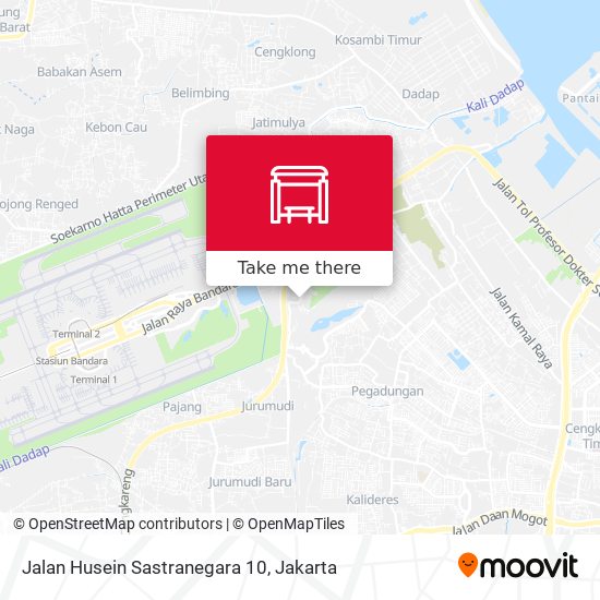 Jalan Husein Sastranegara 10 map