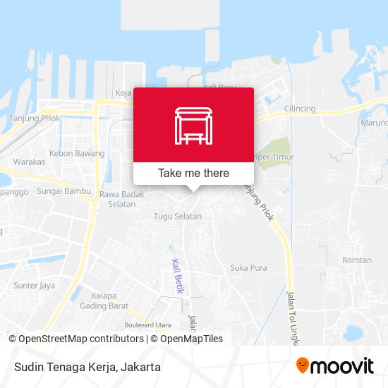 Sudin Tenaga Kerja map