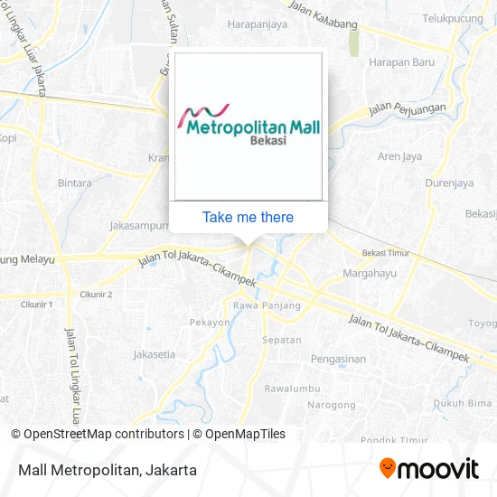 Mall Metropolitan map