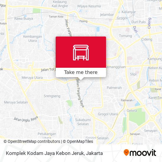 Komplek Kodam Jaya Kebon Jeruk map