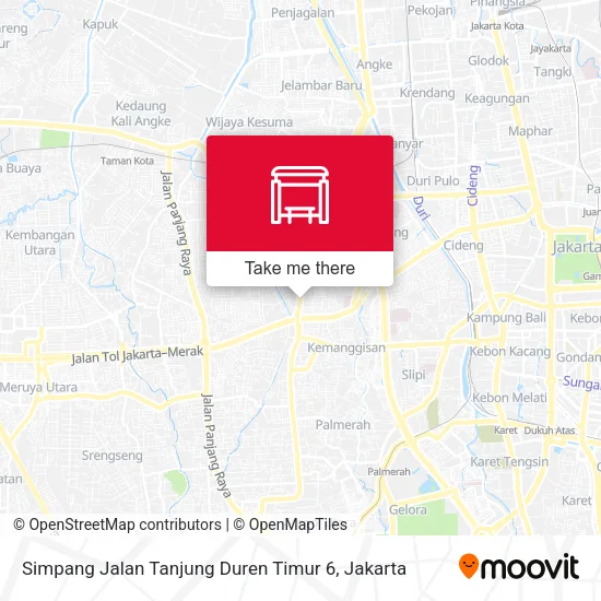 Simpang Jalan Tanjung Duren Timur 6 map