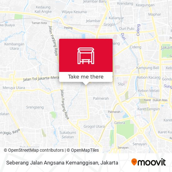 Seberang Jalan Angsana Kemanggisan map