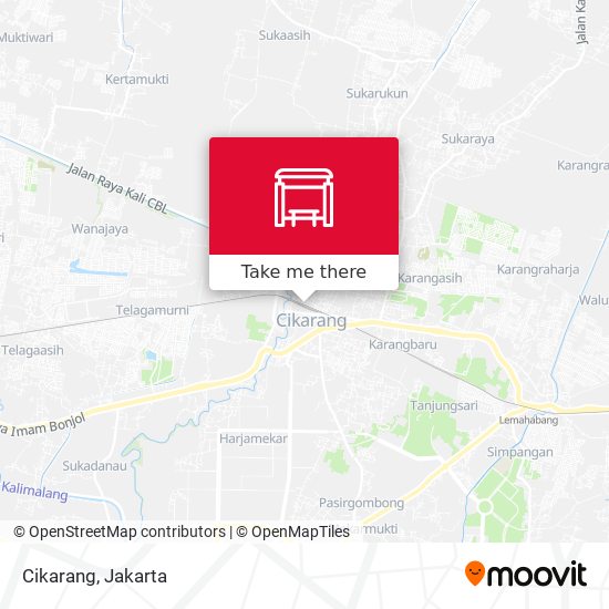 Cikarang map