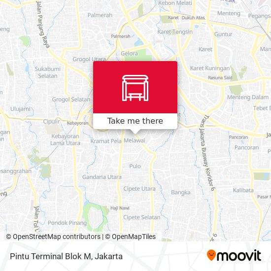 Pintu Terminal Blok M map