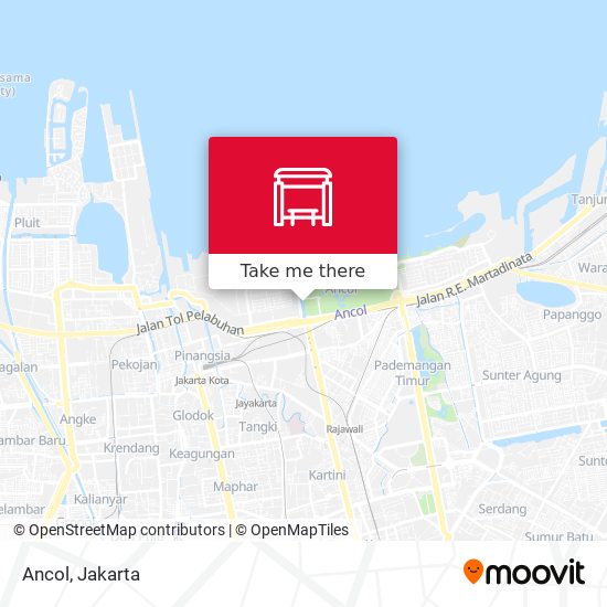 Ancol map