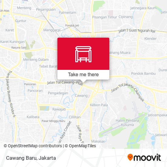 Cawang Baru map