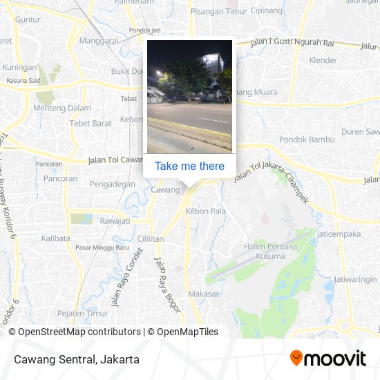 Cawang Sentral map