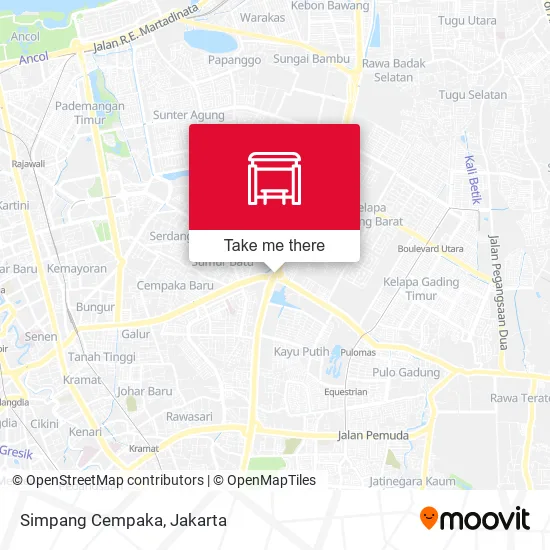 Simpang Cempaka map