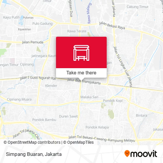 Simpang Buaran map