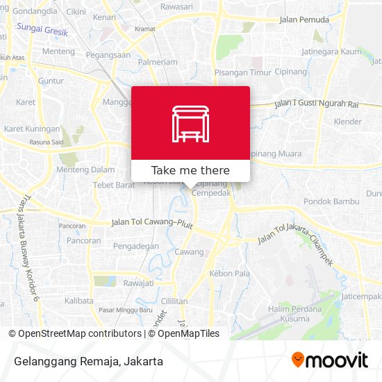 Gelanggang Remaja map