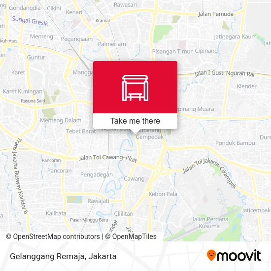 Gelanggang Remaja map