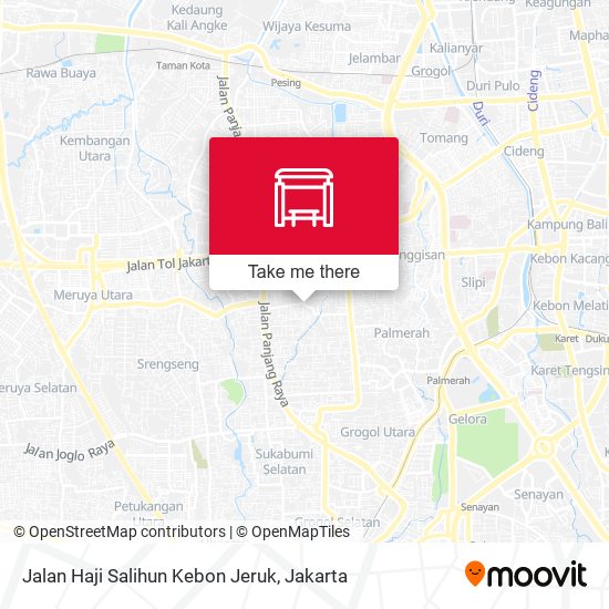 Jalan Haji Salihun Kebon Jeruk map