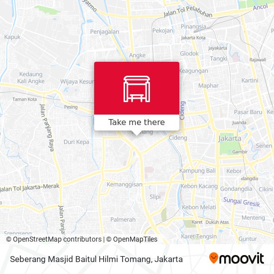 Seberang Masjid Baitul Hilmi Tomang map