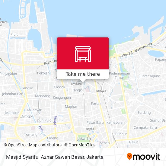 Masjid Syariful Azhar Sawah Besar map