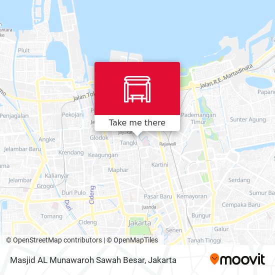 Masjid AL Munawaroh Sawah Besar map