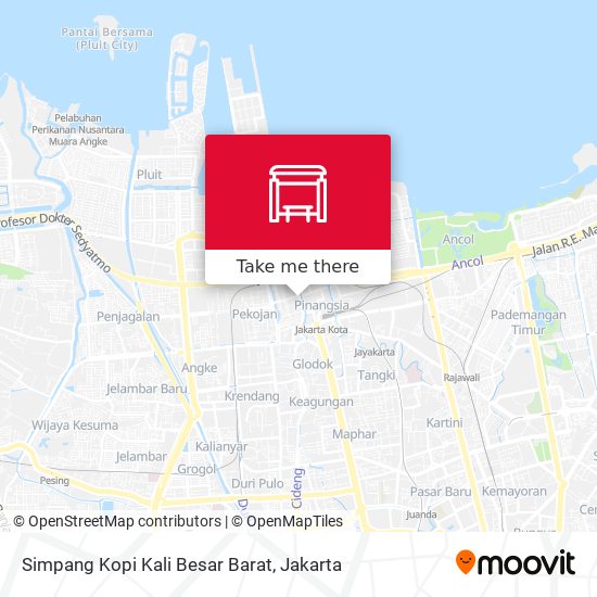 Simpang Kopi Kali Besar Barat map