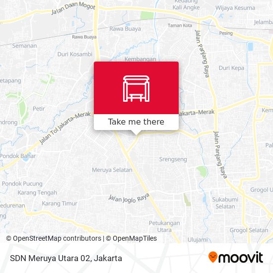 SDN Meruya Utara 02 map