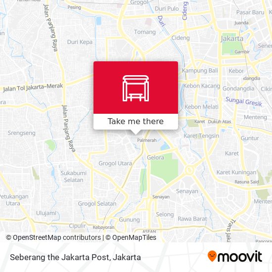 Seberang the Jakarta Post map