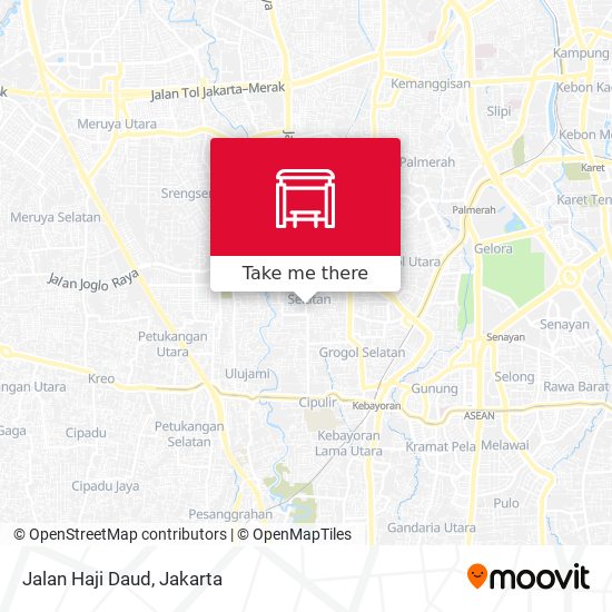 Jalan Haji Daud map