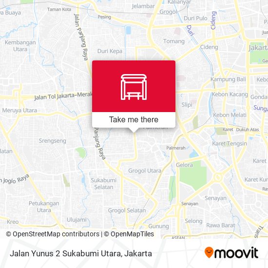Jalan Yunus 2 Sukabumi Utara map