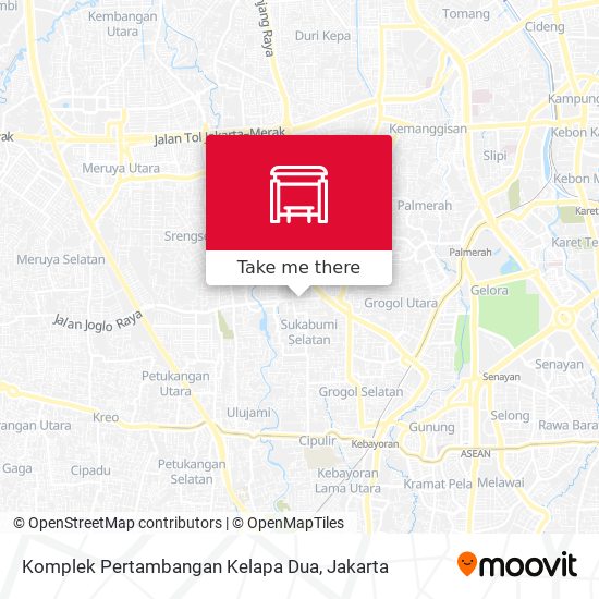Komplek Pertambangan Kelapa Dua map