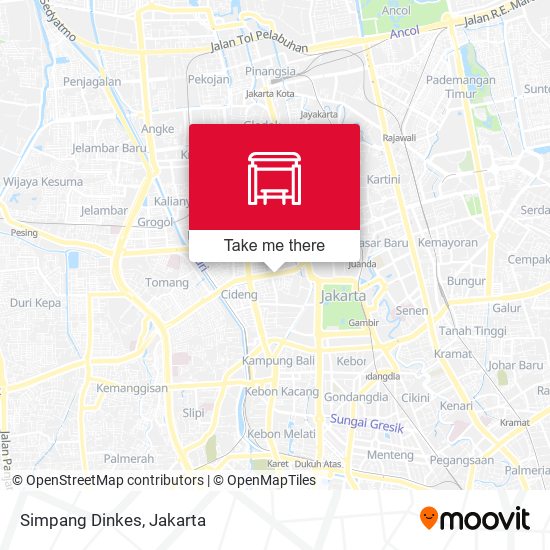 Simpang Dinkes map