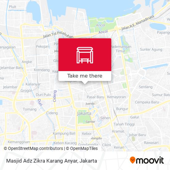Masjid Adz Zikra Karang Anyar map