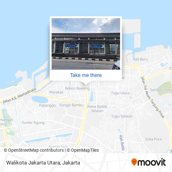 Walikota Jakarta Utara map