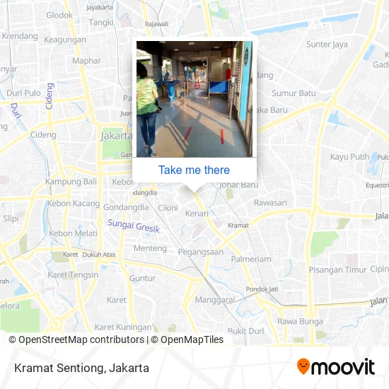 Kramat Sentiong map