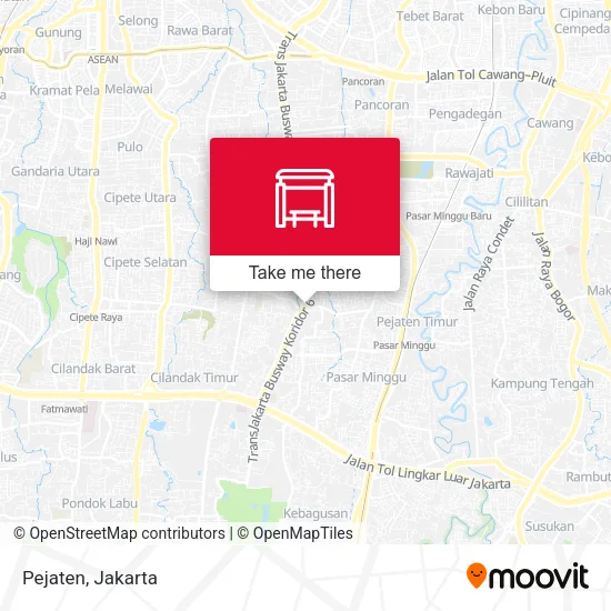 Pejaten map