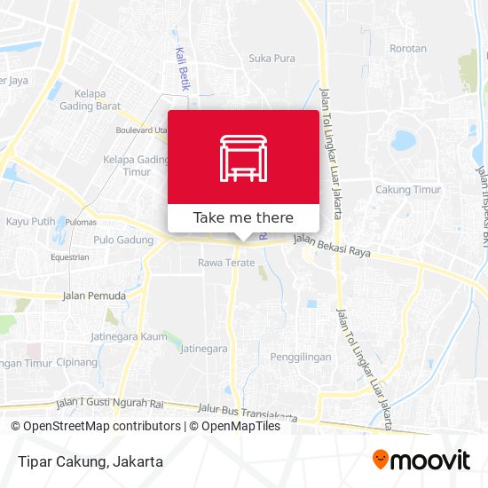 Tipar Cakung map