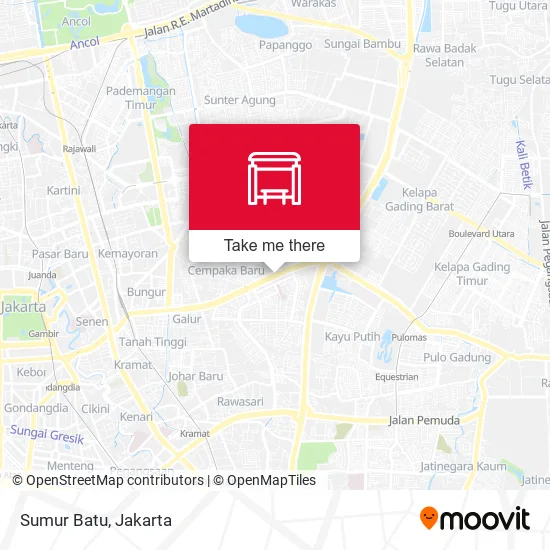 Sumur Batu map