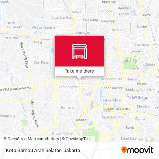 Kota Bambu Arah Selatan map