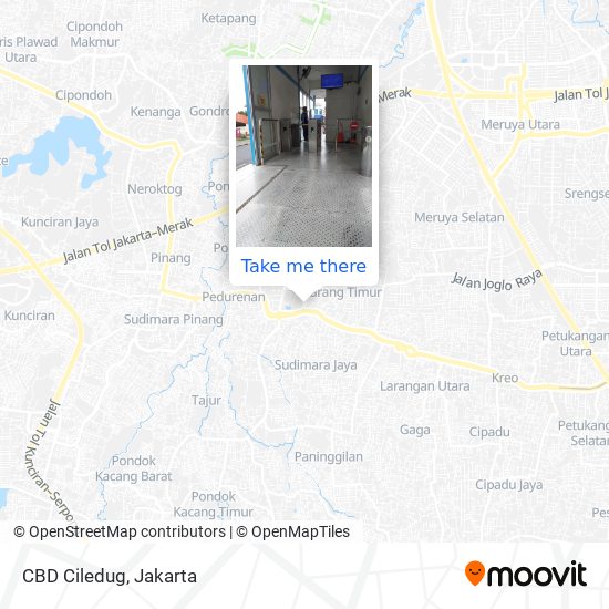 CBD Ciledug map